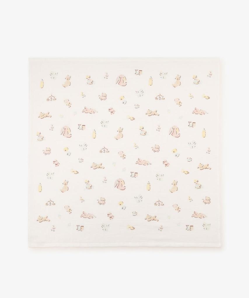 Afternoon Tea Living HY32 Animal Print Swaddle Blanket of White (Set 2)