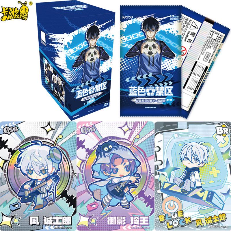 Genuine BLUE LOCK Star rough stone Collectible Cards Beyond the bag Anime character collection card Kid toy gifts