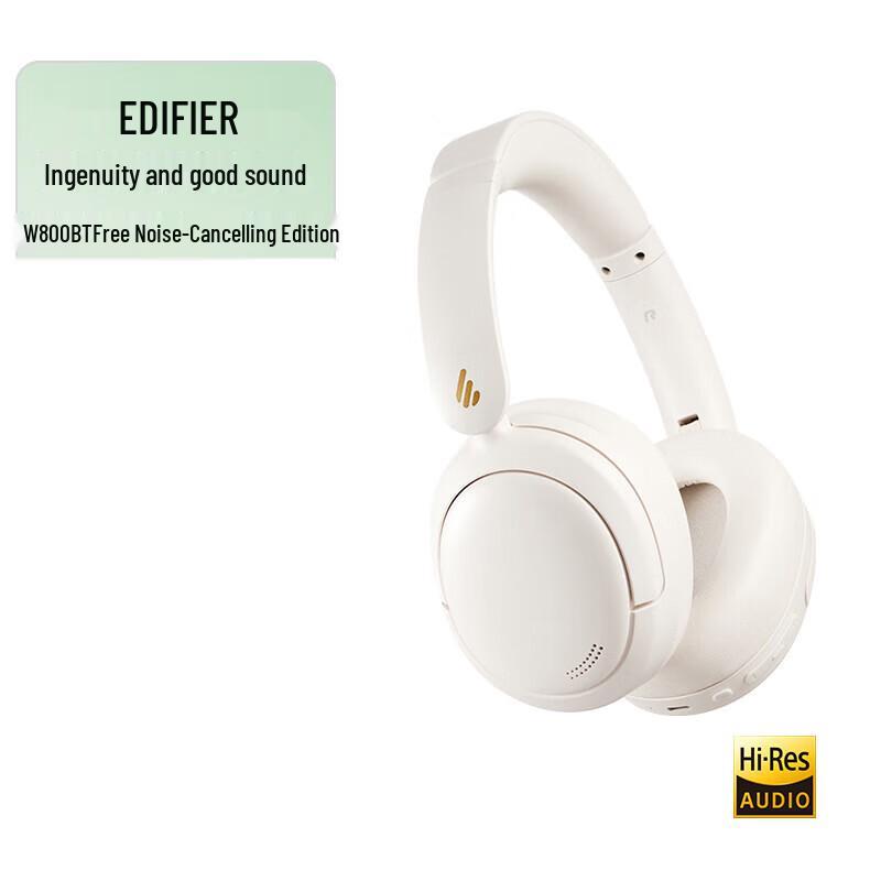 EDIFIER W800BT Free Noise-Cancelling Over-Ear Bluetooth Headphones