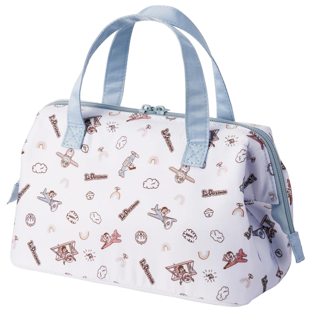 Skater Ланч-бокс Doraemon Sky Bag, Термоизолированный, Застежка, Женский, Sanrio, Я Дораэмон, Прогулка, KGA1-A