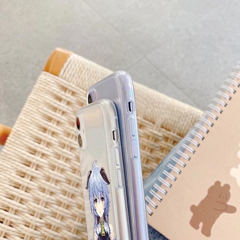 Мягкий прозрачный силиконовый чехол с рисунком из мультфильма для Samsung A55 M35 S24 Xiaomi Redmi Note 13 Poco C65 iPhone Camera Противоударный защитный чехол