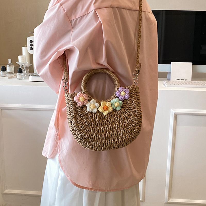 Женская плетёная сумка