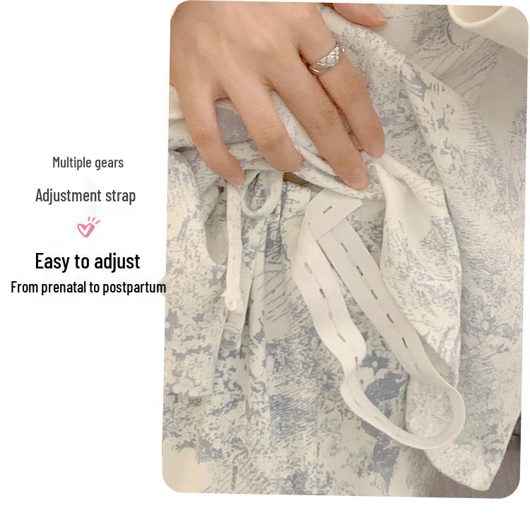 Комплект хлопковой пижамы для беременных на все сезоны: Удобная домашняя одежда для беременных и кормящих женщин