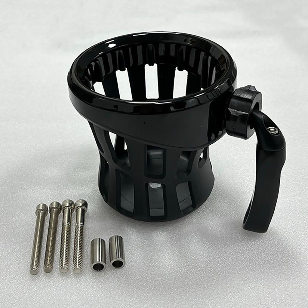 Universal Motorcycle Cup Holder, Adjustable Scooter ATV Water Bottle Handlebar Drink Cup Holder Mount Cage for Bike and Motorcycles