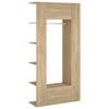 VidaXL Armoires de couloir 2 pcs Chêne Sonoma Bois d'ingénierie 3082038