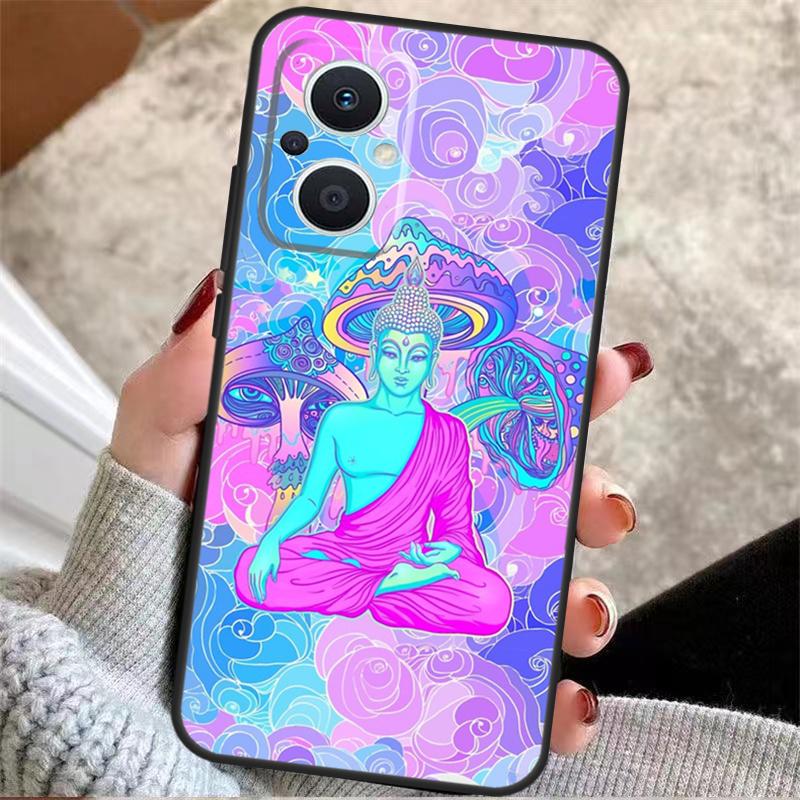 Психоделический Будда Гаутама Для OPPO Reno 14F 13F 12F 11F 8T 10 11 12 13 14 Pro 7 8 Lite OPPO Find X8 X6 X5 X9 Pro Чехол