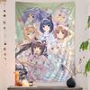 VIKAMA Cat Girl Tapestry Removable Wall Decal for Cat Girl Anime Perfect for Dorms and Bedrooms Ideal Gift for Anime Fans