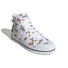 adidas Gudetama X Neo Bravada Средние парусиновые с принтом Повседневные спортивные Нескользящие высокие кеды для скейтборда Унисекс Кроссовки Молочно-белый FY2939