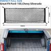 Грузовая сетка кузова грузовика для кузова пикапа 50 дюймов;х18 дюймов;,Сетка для грузовых автомобилей премиум-класса для органайзеров и хранения багажника