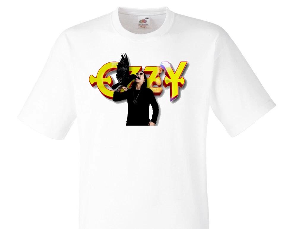 Ozzy Osbourne Metal Rules Rock Fun White Tshirt 017