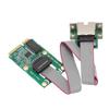 Сетевая карта Mini PCI‑E с погнутым контактом Gigabit Однопортовая Чип I210AT GBE Ethernet RJ45 Карта расширения сети