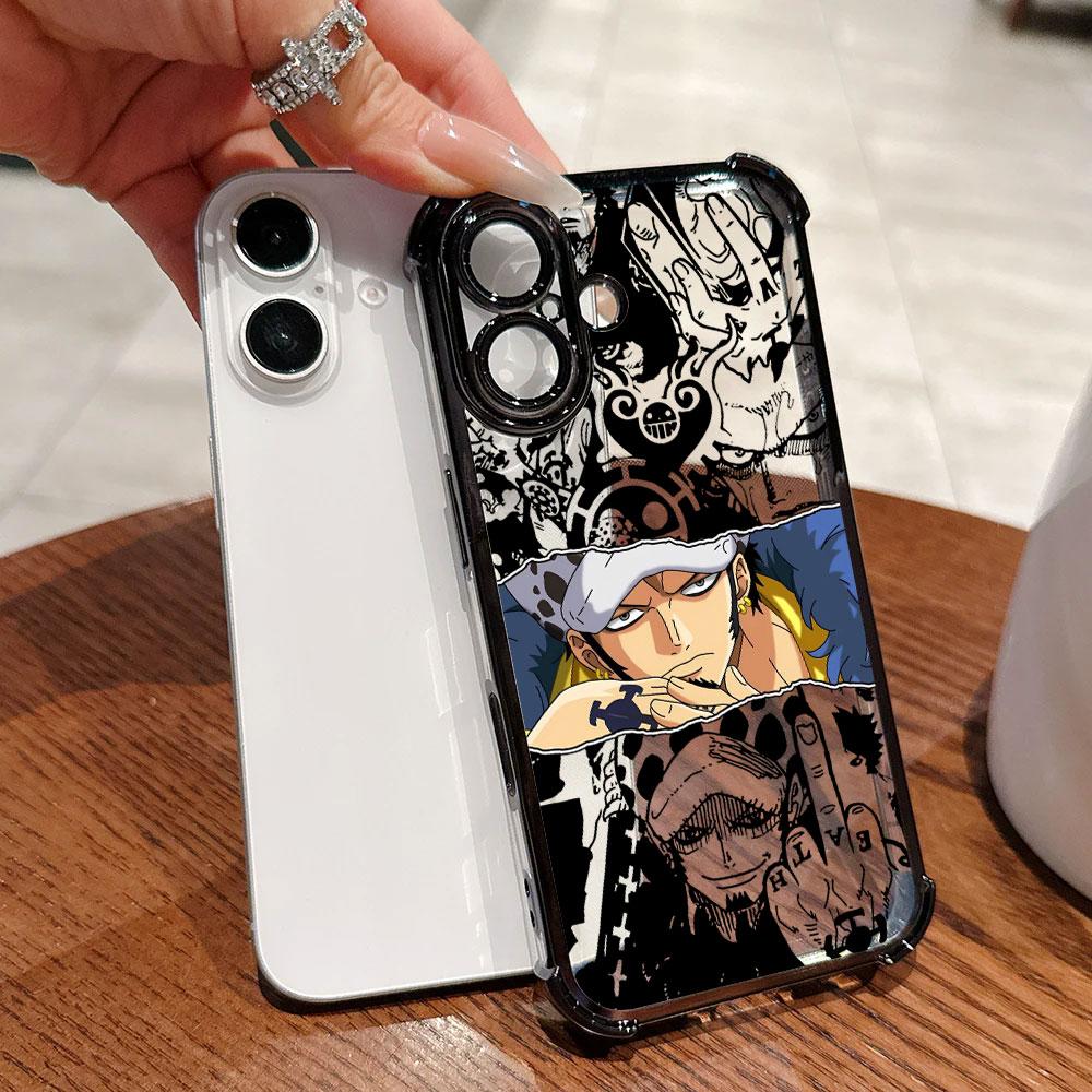 Япония Аниме Горячий One Pieces Мягкий Чехол Для iPhone 17 Pro 16 15 14 13 12 11 Pro Max Чехол 17 Plus 17E 16E 17Air Силиконовый Чехол для Телефона