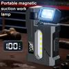 1/2Pcs EDC Flashlight Rotatable Super Bright Work Lamp USB Rechargeable IP68 Waterproof Magnetic Torch Outdoor Camping Hiking Emergency Lamp