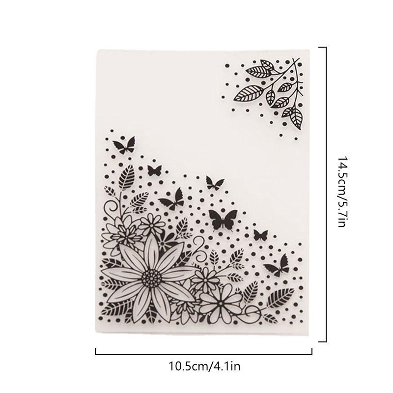 Папки для тиснения с цветочным фоном для скрапбукинга Бумага для самостоятельного изготовления шаблонов для поделок Формы для изготовления альбомов 3D-штампы для резки пластика