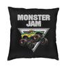 Monster Jam Grave Digger Монстр-трак Квадратная Наволочка для Подушки Домашний Декоративный 3D Двусторонний Принт Чехол для Подушки на Диван