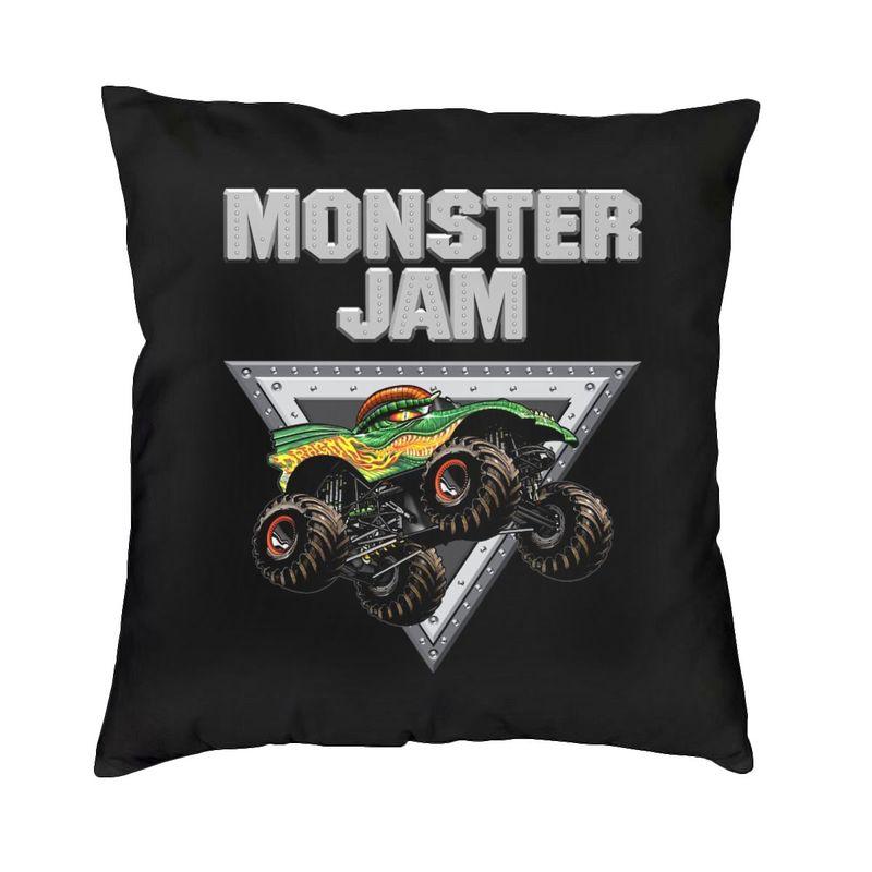 Чехол на подушку Monster Jam Grave Digger Монстр-трак 40x40 см Декор для дома Печать Наволочка для дивана Двусторонний