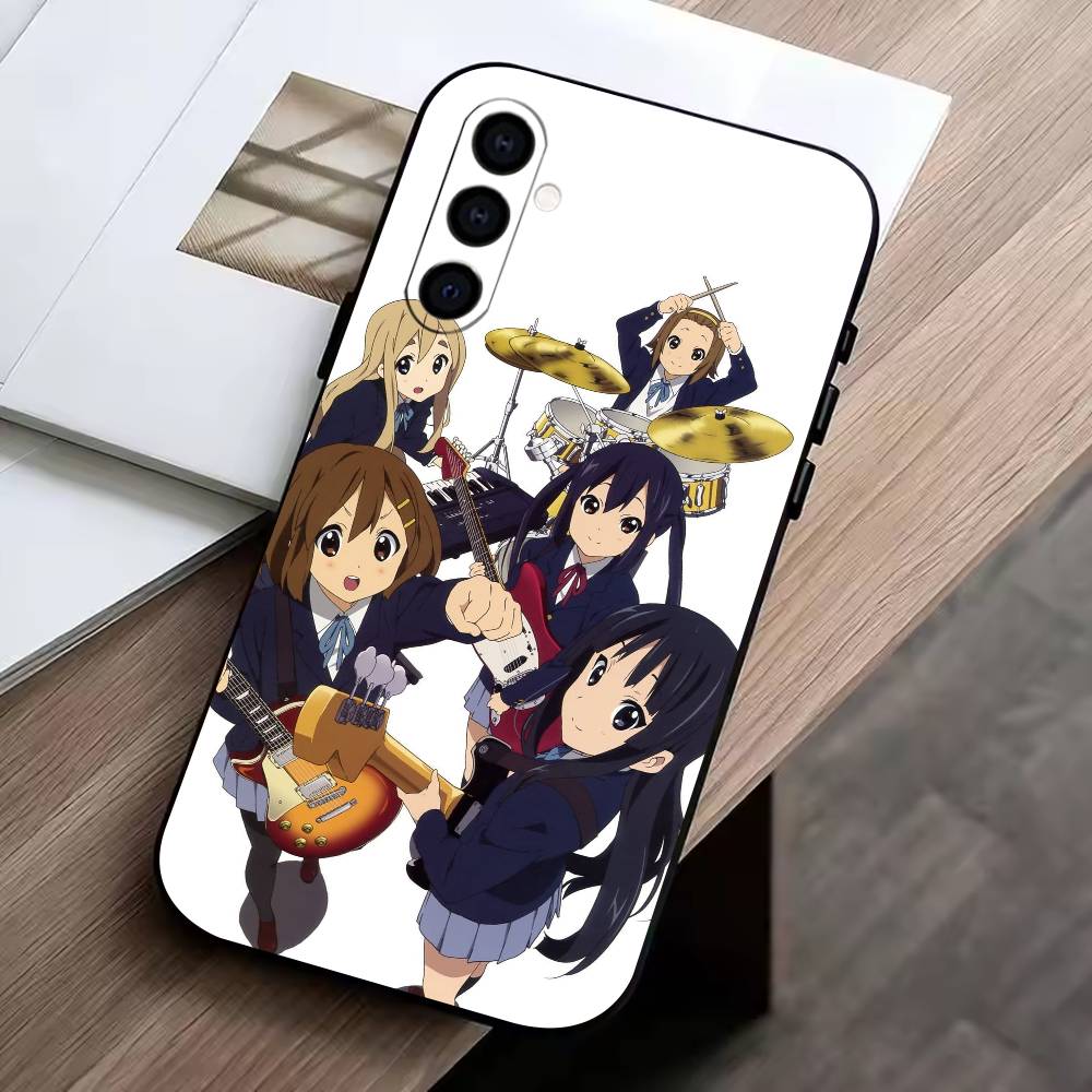 Чехол для телефона A-Amine K-ON для Samsung Galaxy A73, A72, A71, A70, A53, A52, A51, Мягкий силиконовый черный чехол