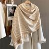 Winter New 2023 Cashmere Fashion Warm Scarf, Student Couple Air Conditioned Shawl