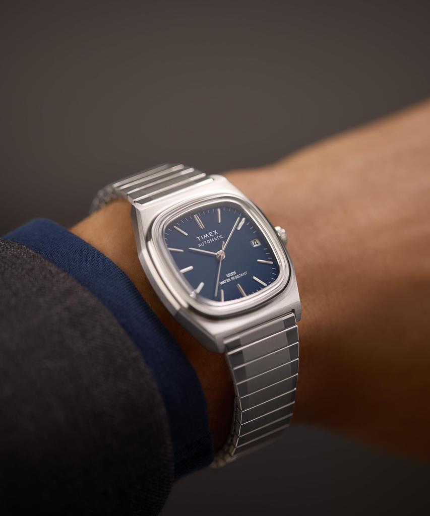 [TIMEX] Часы Q TIMEX Автоматические 5 АТМ Водонепроницаемые Пластик Синий Циферблат TW2Y07400 Унисекс [Параллельный импорт]