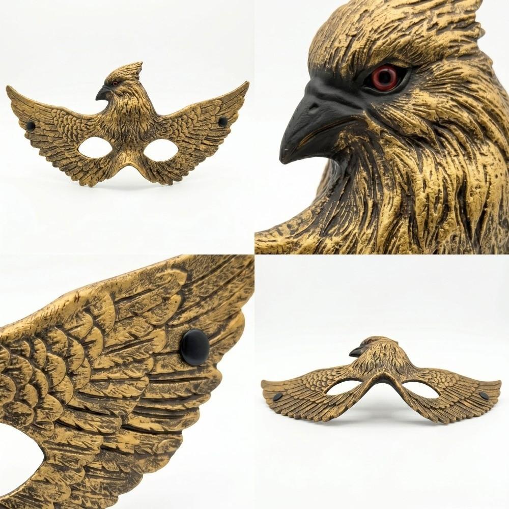 Gothic Halloween 3D Eagle Mask Vintage Spread Wing Eagle Mask Masquerade Ball