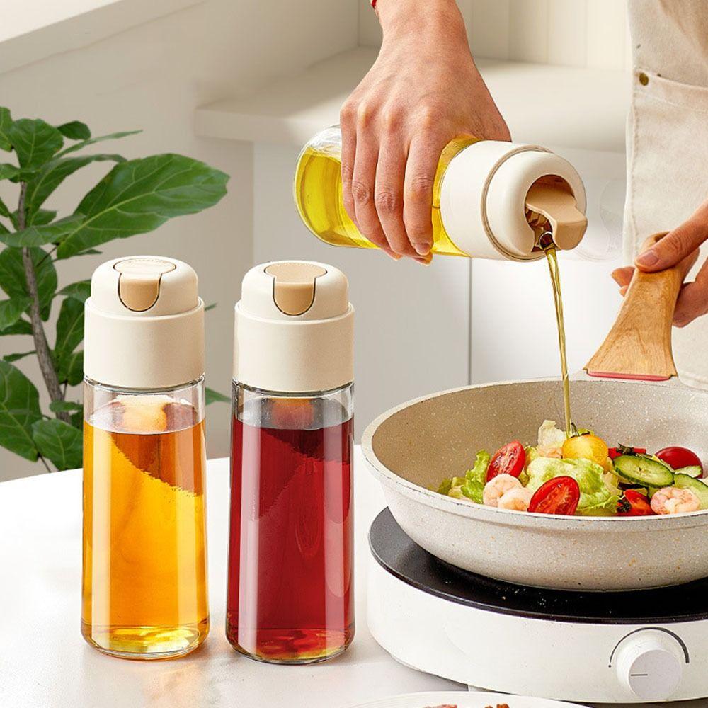 Glass Oil Bottle Leak-proof Olive Oil Pourers New Oil Pot  Oil Soy Sauce Vinegar