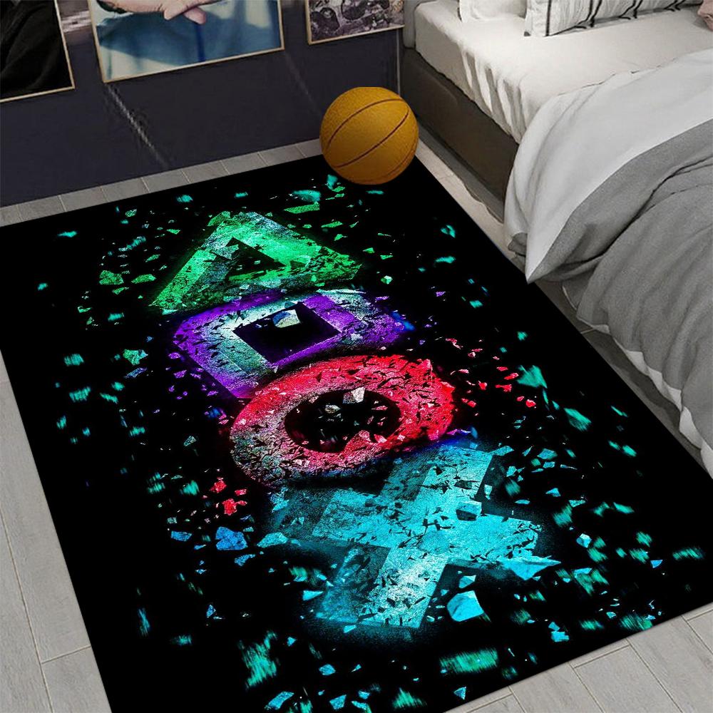3D Cartoon Game Controller Non Slip Rug For Living Room Bedroom Sofa Decoration Floor Mat