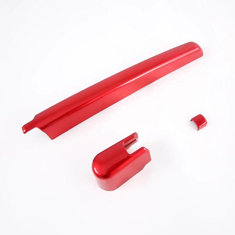 For Changan UNIT UNI-T 2024 ABS Red Car Tail Rear Wiper Cover Trim Sticker External Chromium Styling Accessories