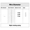 10pcs 1.4mm Wire 304 Stainless Steel Right-Hand Torsion Spring 3/6/9 Coils 60-180 Degree Corrosion Resistant Torsion Spring