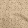 Cotton Flex Dark Beige Fabric Shoes Dress Material Fabric Print Fabric By The Yard 40 Inch