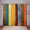2 шт. Радужная деревянная панельная текстурированная штора в стиле бохо, красочный узор, гостиная, спальня, кухня, декор окна, шторы