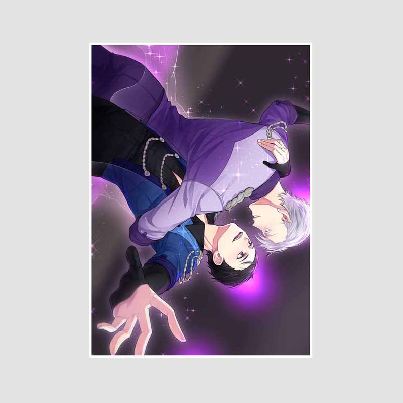 Vintage Sports Anime Yuri On Ice Posters and Prints White Paper Poster Wall Art Painting Home Decor Room Bar Decoration Pictures Interior Mural