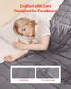 VEVOR Weighted Blanket, 25 lbs, 80 x 87 in King Size, Soft 100% Cotton Heavy Blanket with Glass Beads, Breathable Material