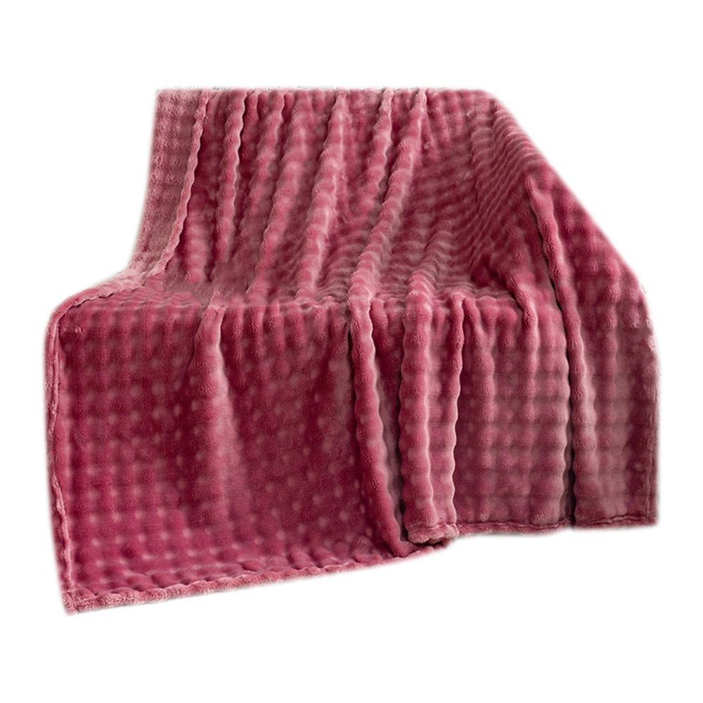 70x100cm Monolayer Flannel Blanket Simple Thickened Sofa Throw New Bed Cover