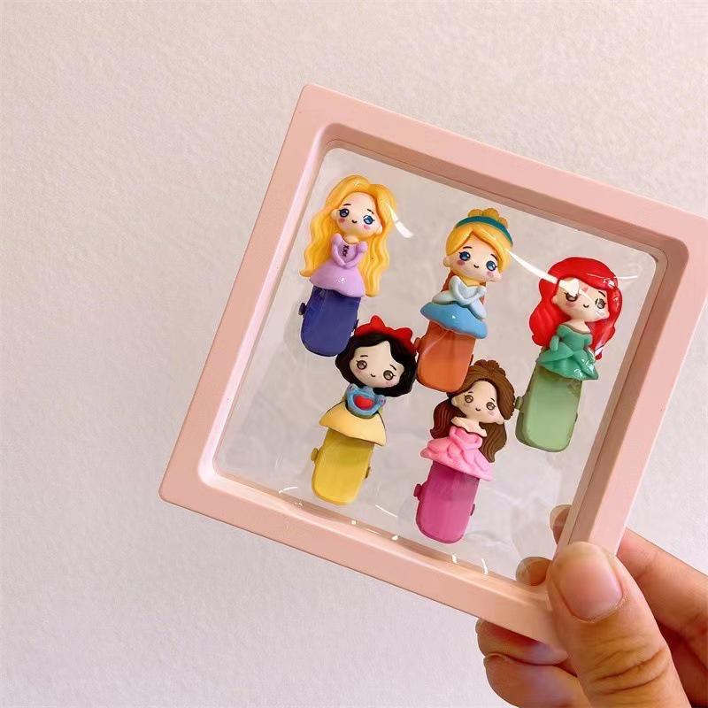 Набор красочных мультяшных заколок для волос для девочек - Милые заколки в виде уточки и боковые заколки для челок маленьких девочек