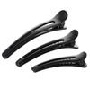 Black Simple And Versatile Large, Medium And Small Pointed Mouth Clip, Creative Disc Hair And Hairdressing Partition Positioning Clip