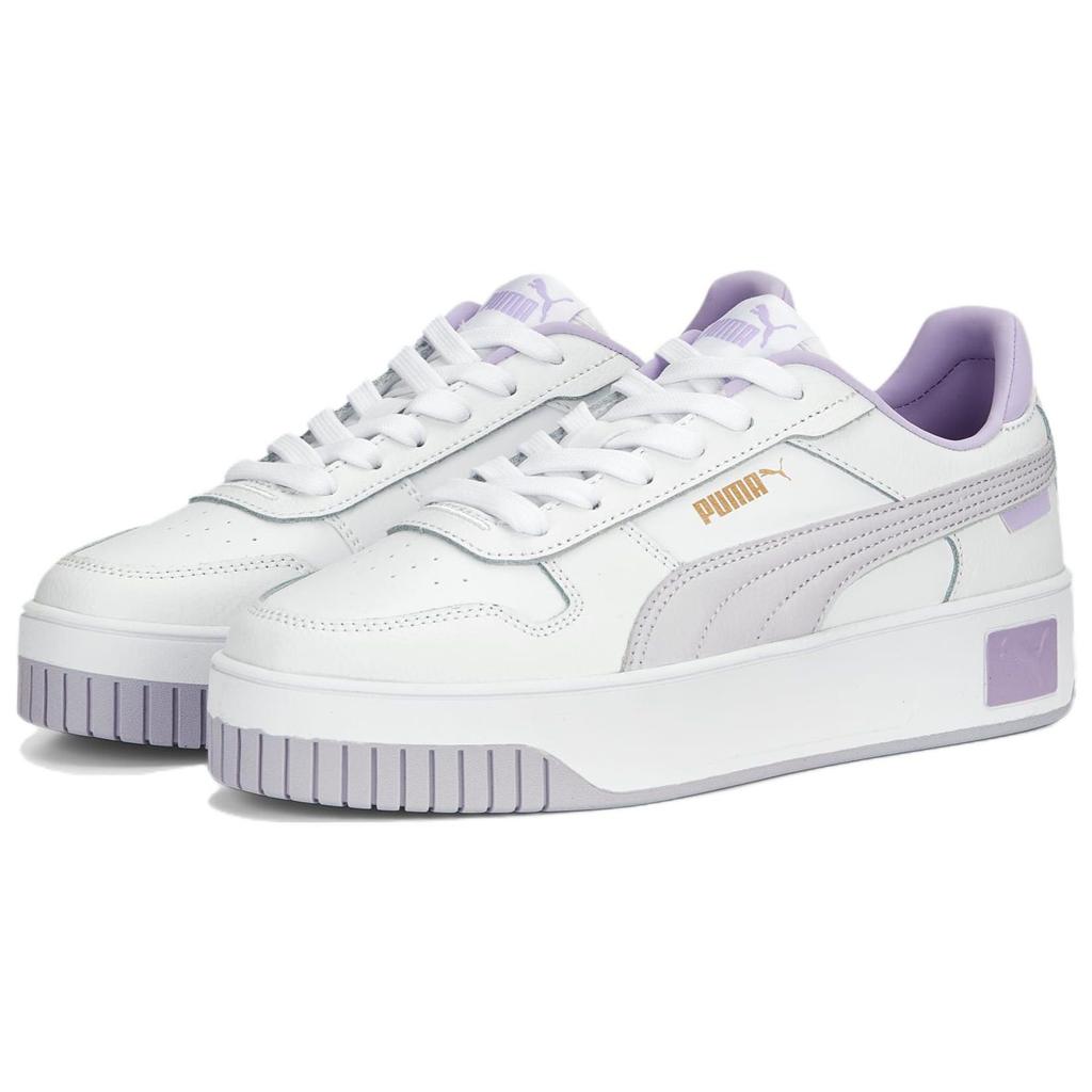 Puma Carina Street White Spring Lavender Women Sneakers 389390-07