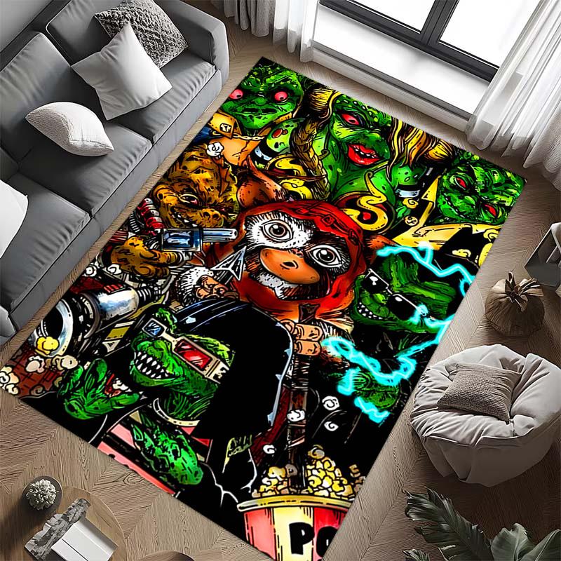 Gremlins Festive Chaos carpet Suitable for all seasons Living room and bedroom mats Dormitory decoration Bathroom mat Christmas gifts
