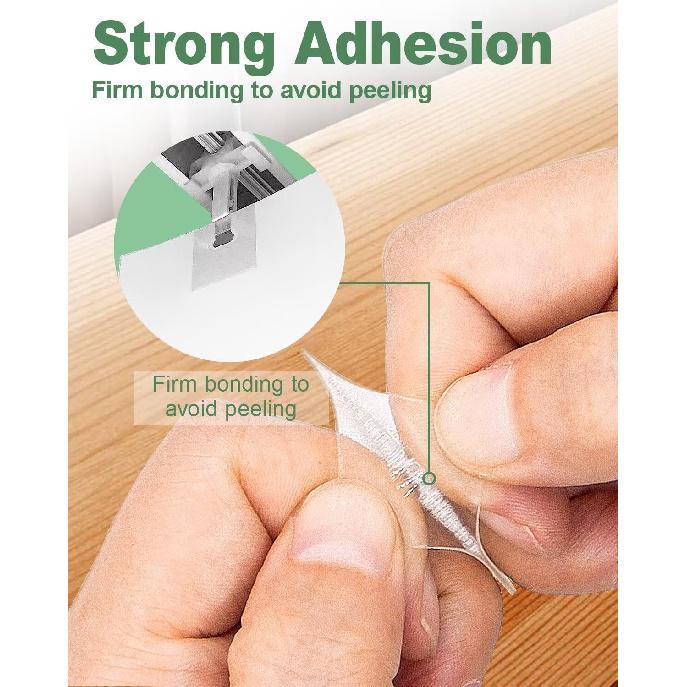 100Pcs Vertical Blinds Replacement Slats Repair Kit – Transparent PVC Tabs with Strong Adhesive – No Tools Needed, Easy Fix for Home, Office,