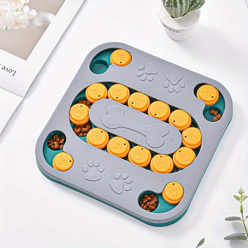 Dog Puzzle Feeding Toy, Anti-choking Dog Slow Feeding Puzzle Plate, Interactive Dog Food Bowl Dog Training Supplies