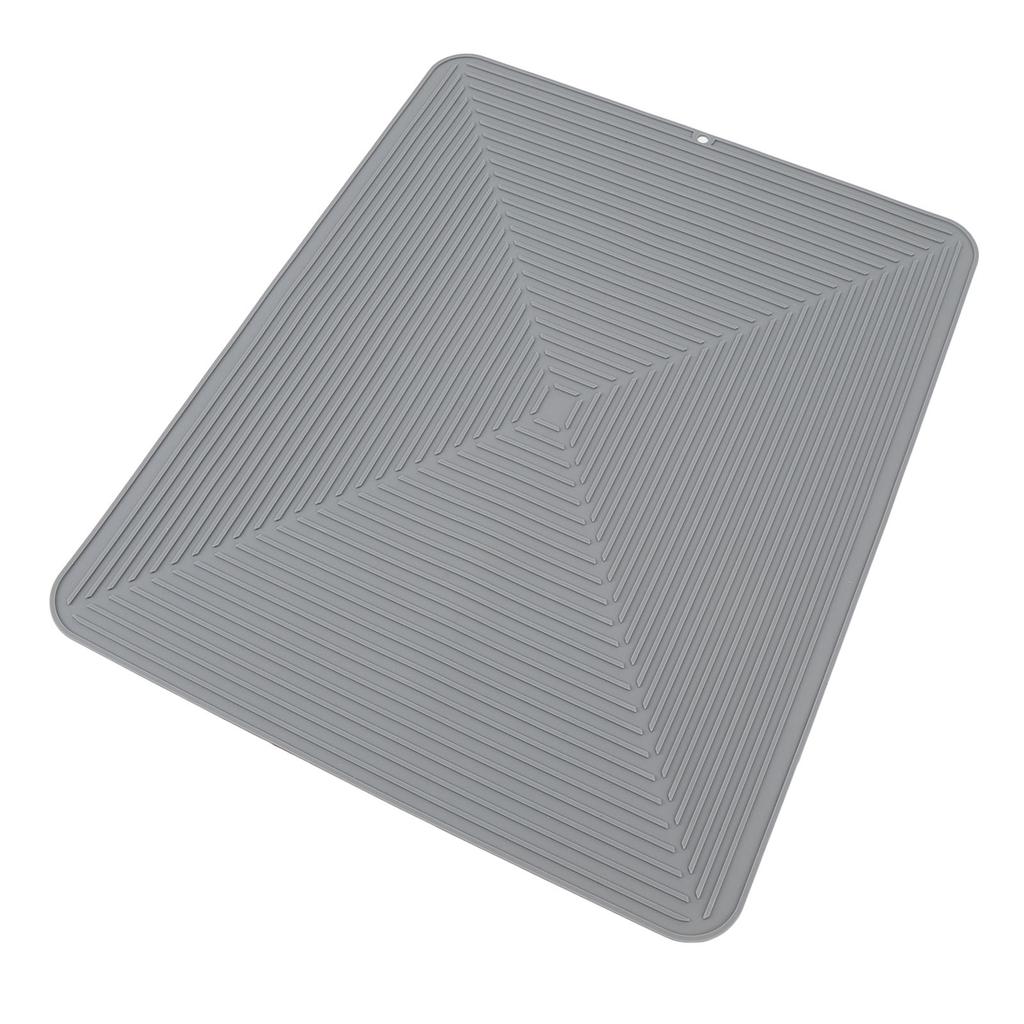 Silicone Dish Drying Mat Countertop Protector Ht Insulation Non Slip Drain Pad for Kitchen Counter