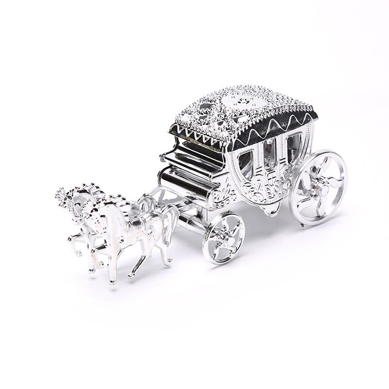 Креативная европейская королевская карета, изысканная коробка для хранения конфет, милый домашний вектор