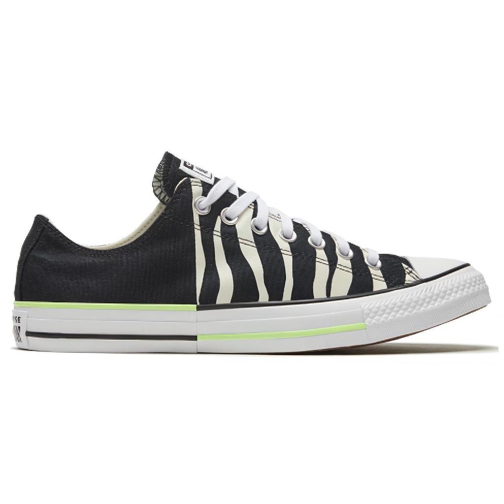 Converse Chuck Taylor All Star 'Черный Зебра Неоновый Зеленый' 167667C