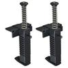 2/5Pcs Bricklaying Pullers Spring-loaded Time-saving Sturdy Anti-slip Leveling Engineering Plastic Spring-loaded Brick Line Runners for Architecture