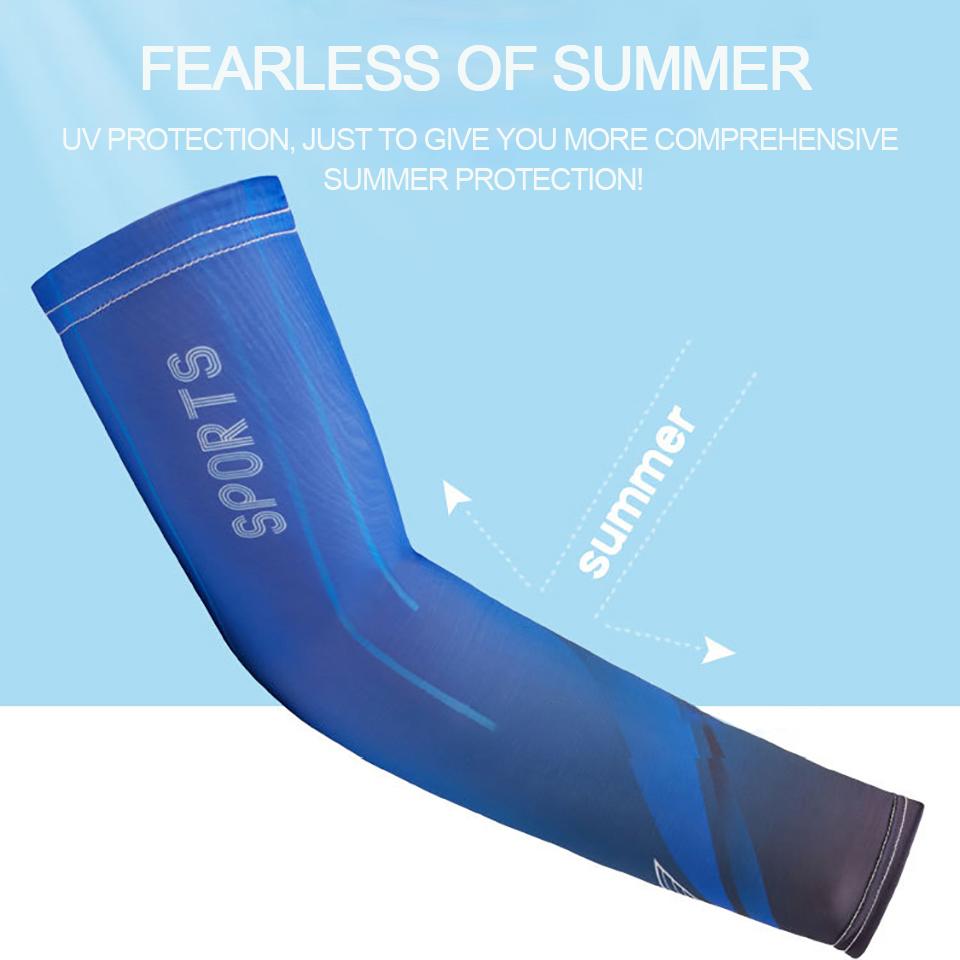 Ice Silk Sleeve Cover Arm Protection Sun Protection Sleeve Cover Outdoor Driving Mountaineering Riding Fishing Ice Sleeve