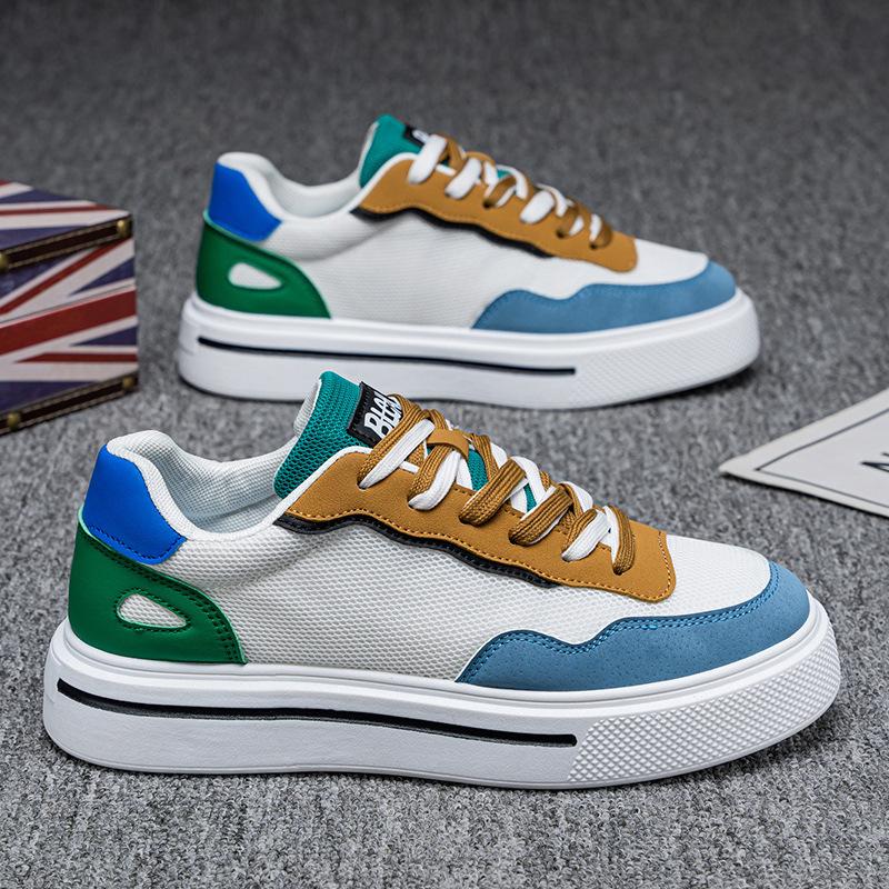 2025 new men's shoes spring fitness sneakers board shoes trend casual Korean version running shoes youth basketball shoes