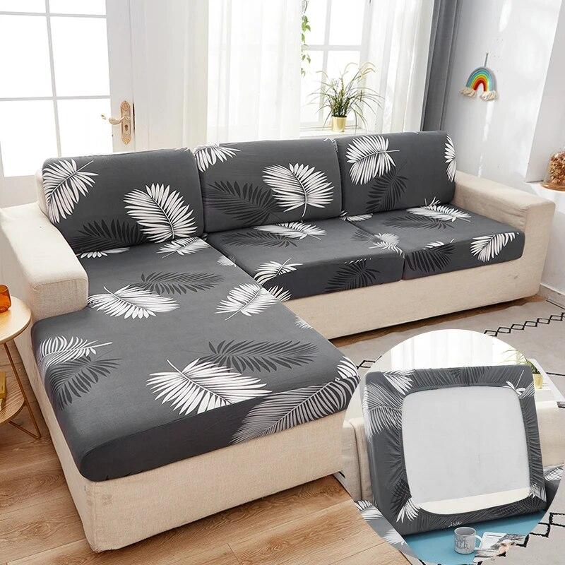 Защитный чехол для мебели с геометрическим принтом, чехол для дивана с геометрическим принтом, чехол для углового дивана, эластичный эластичный чехол для дивана, защита для домашних животных