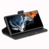 Samsung Galaxy S23 Ultra Flip Case, Carbon LC.IMEEKE, Black