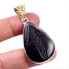 Natural Montana Agate Gemstone 925 Solid Sterling Silver Jewelry Pendant 2" H2d94