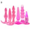 6Pcs/Set Anal Trainer Kit Butt Plugs Couple Flirting Sex Toy Prostate Massager