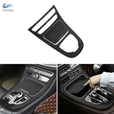 Для Mercedes Benz E-Class W213 2016 2017 2018 ABS + замша Автомобильная декоративная накладка на панель переключения передач центральной консоли